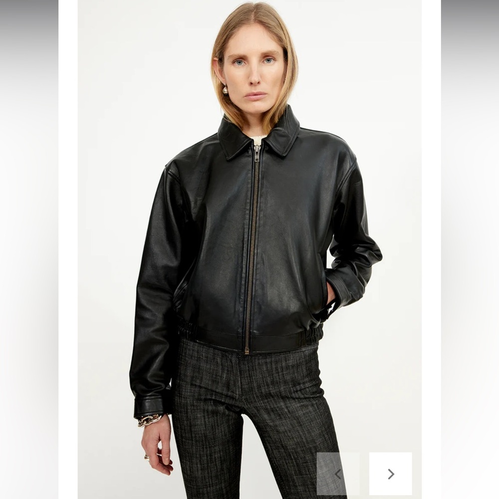 MUSIER PARIS - FRESA LEATHER BOMBER